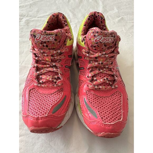 Asics Gel Kayano 21 C459N 3591 Pink Yellow Sz 1.5 Shoes Girls Kid Youth - Picture 9 of 15